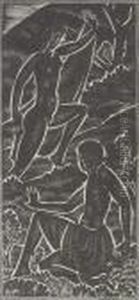 Vadam Ad Montem, From Canticum Canticorum (gill 284) by Eric Gill