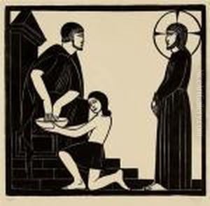Christ And The Money-changers ; Jesus Beforepilate; Good Shepherd