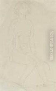 Female Nude by Eric Gill