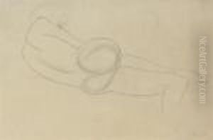 Nude - Backview by Eric Gill