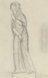Draped Woman by Eric Gill