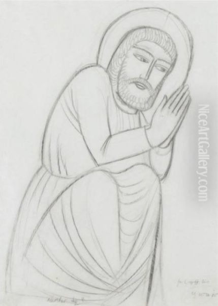 Praying Saint - view 1