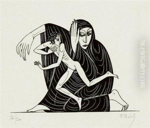 Actor On The Stage by Eric Gill