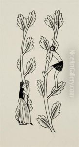 Man With A Sword, Kneeling by Eric Gill