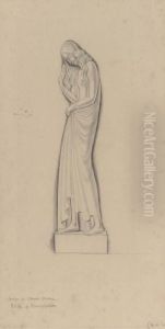 Design For Statue At St Mary's Church, Twickenham by Eric Gill