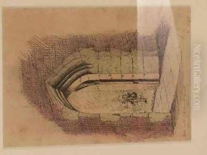 The Door Into St. Richard's Walk, Cloisters by Eric Gill