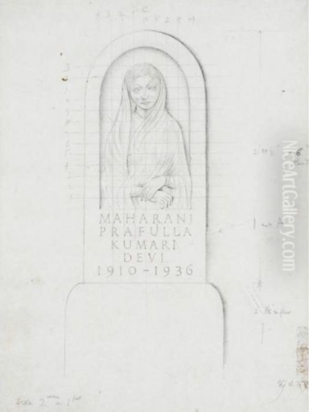 Working Drawing For Relief Sculpture - view 1
