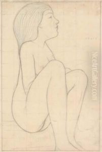 Preliminary Study For The Tumbler by Eric Gill