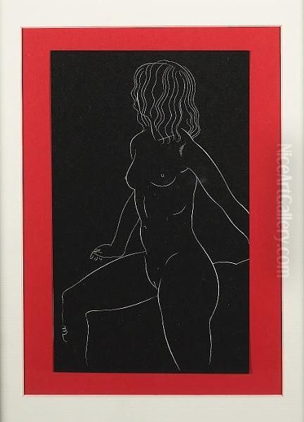 Female Nude, Seated (skelton P948) - view 1