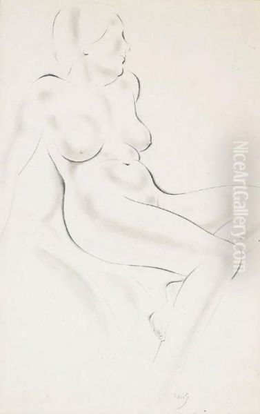 Seated Nude - view 1