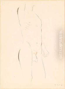 Male Nude by Eric Gill
