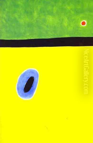 The Lark's Wing, Encircled with Golden Blue, Rejoins the Heart of the Poppy Sleeping on a Diamond-Studded Meadow - view 1