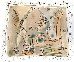 Apres l'orage (Ma. 1709) by Joaquin Miro