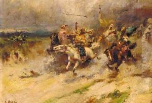 An arab cavalry charge