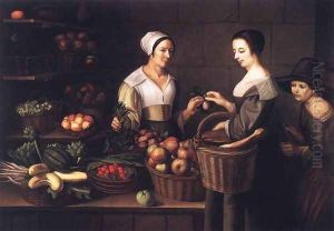 Market Scene with a Pick-pocket