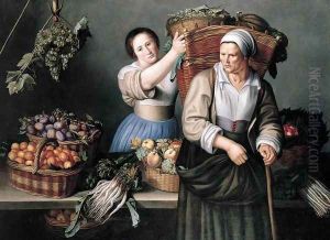 At the Market Stall by Louise Moillon