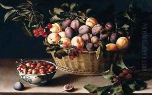 Still-Life with a Basket of Fruit c. 1630 by Louise Moillon
