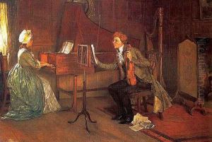 A Difficult Duet by Francis Davis Millet