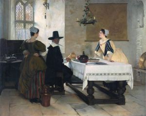 Between Two Fires by Francis Davis Millet
