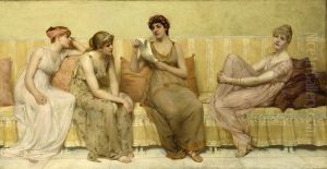 Reading the Story of Oenone by Francis Davis Millet