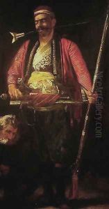 The Turkish Guard (or A Bashi-Bazouk) by Francis Davis Millet
