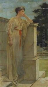Portrait of a Classical Woman by Francis Davis Millet