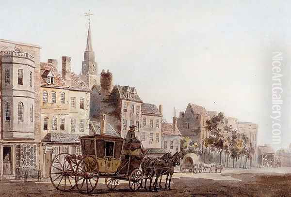 A Coach And Horse Entering York - view 1