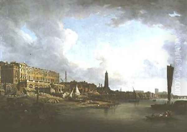 London River Front from Westminster to the Adelphi - view 1