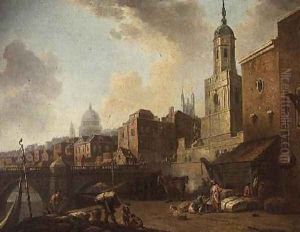 Fresh Wharf near London Bridge 1762