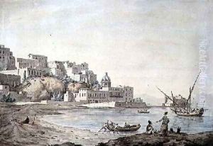 Borgo di Chiaia Naples 1767 by William Marlow