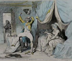 A Voluptuary Under The Horrors Of Digestion by James Gillray