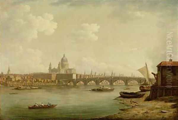 St Pauls and Blackfriars Bridge - view 1