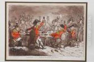 'loyal Souls Or A Peep Into The Mess Room At St James's' by James Gillray