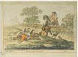 Hounds Finding by James Gillray