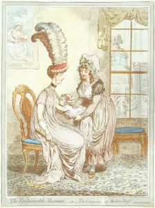 Thefashionable Mama, _or_ The Convenience Of Modern Dress by James Gillray