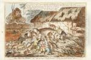 Morepigs Than Teats by James Gillray