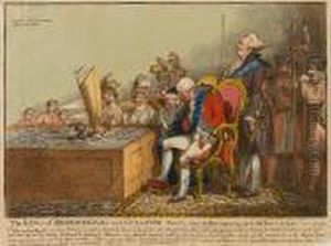 The King Of Brobdingnag And Gulliver by James Gillray