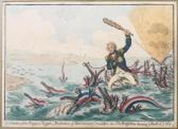 Extirpation Of The Plagues Of 
Egypt,destruction Of Revolutionary Crocodiles, Or British Hero 
Cleansingye Mouth Of Ye Nile - view 1