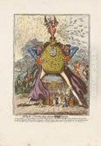 Midas, Transmuting All Into (gold) Paper by James Gillray