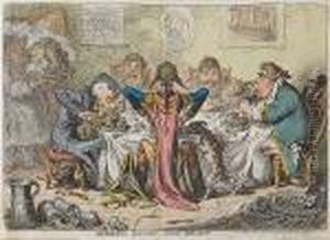 Germans Eating Sour-krout (sic) by James Gillray