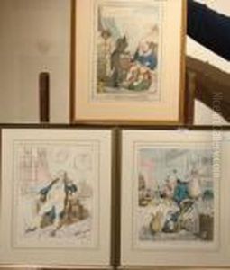 John Bull And His New Doctor by James Gillray