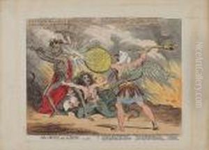 Sin, Death And The Devil by James Gillray