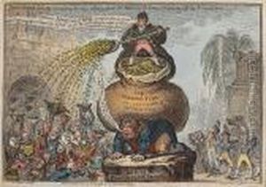 John Bull And The Sinking Fund by James Gillray