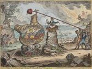 Political Matematicians by James Gillray