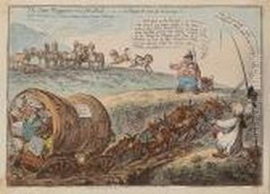The State Waggoner And John Bull-or-the Waggon Too Much For The Donkey ! The State Waggoner And John Bull-or-the Waggon Too Much For The Donkey !