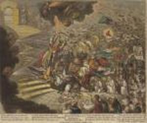 The End Of The Irish Farce Of Catholic - Emancipation by James Gillray