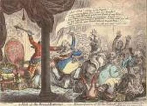 A Kick At The Broad-bottoms! -ie- Emancipation Of "all The Talents" by James Gillray