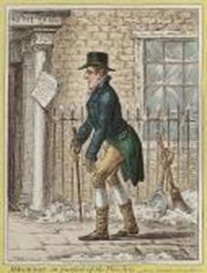 Maecenas In Pursuit Of The Fine Arts by James Gillray