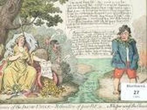 Horrors Of The Irish Union by James Gillray