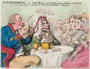 Anti-saccharrities,-or-john Bull And His Family Leaving Off The Use Of Sugar